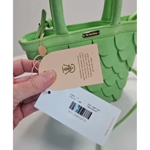 NWT Women's Soft Suede Leather Urmi‎ Bag by The Wolf Gang - Picture 4 of 14